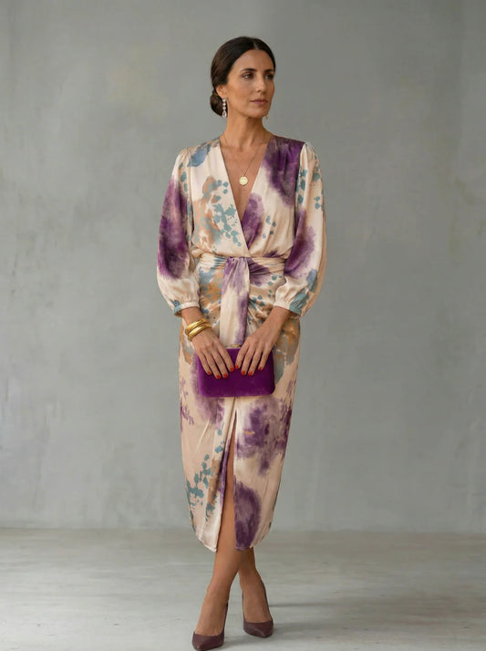 Valeria - Vestido elegante con escote en V