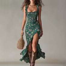 Camila - Vestido Retro Sin Tirantes Alina Keller