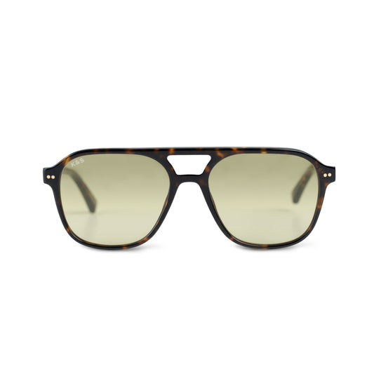 Liam Weber Oversized Small Dark Tortoise Green Sunglasses – Premium Minimalist Eyewear