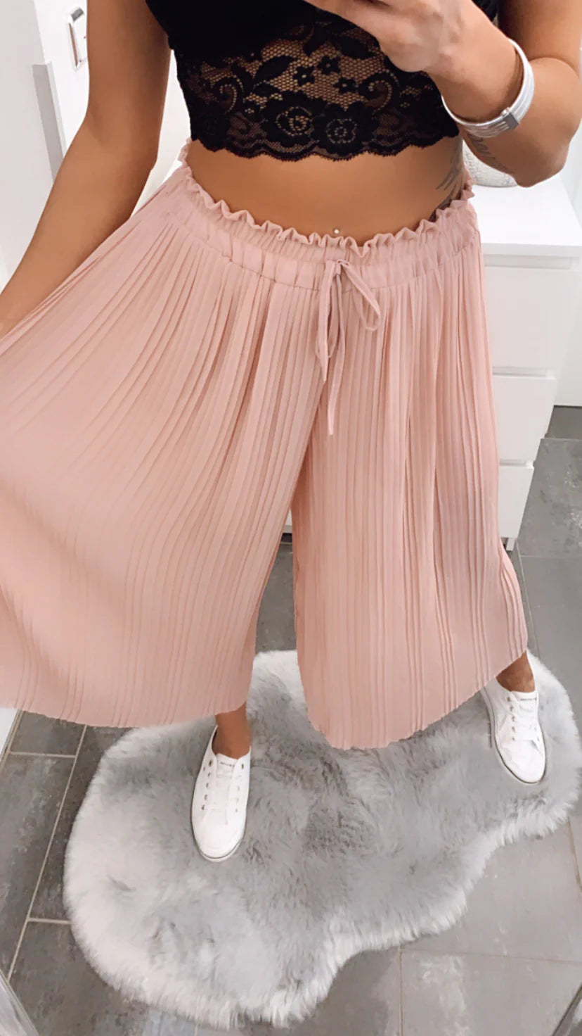 Pantalón Plisado Alegría – Talla única (34–48)