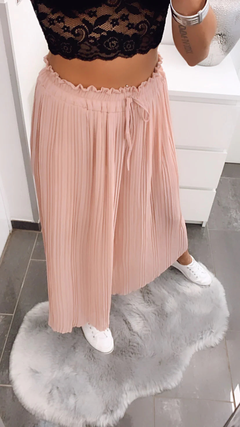 Pantalón Plisado Alegría – Talla única (34–48)